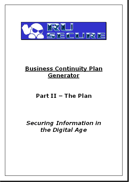 Cover Page Business